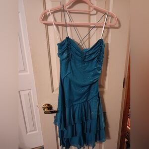 Indossare Turquoise Sparkle Dress
